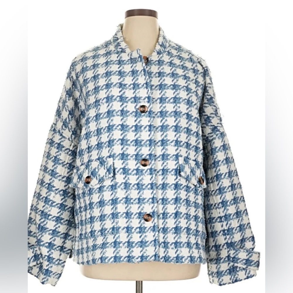 Favorite Daughter The Timeless Houndstooth Button Jacket - Picture 5 of 5